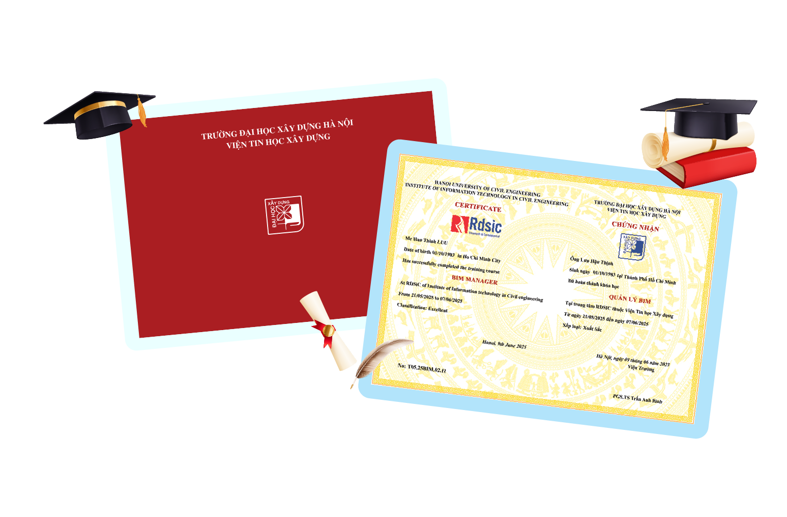 Chứng nhận của RDSIC về đào tạo và chuyển giao công nghệ